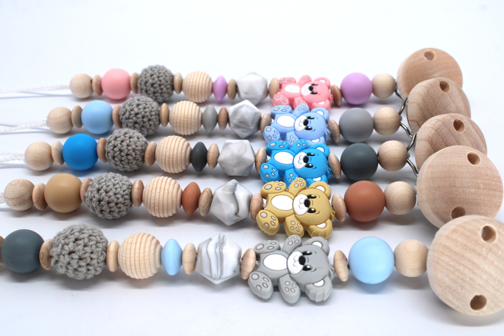 Schnullerketten Set | Bärchen