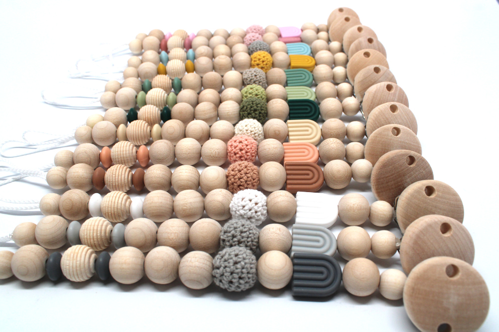 Schnullerketten Set | Kleiner Regenbogen