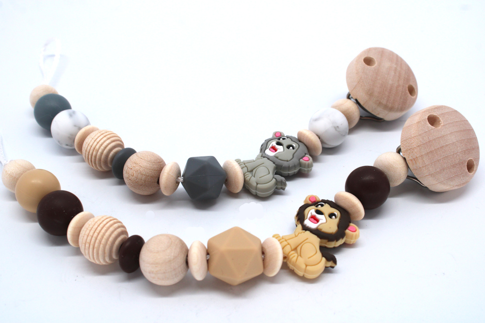 Schnullerketten Set | Löwe #1