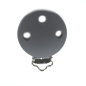 Preview: Silikon Rundclip | Dunkel Grau