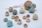 Preview: Schnullerketten-Bastelset Faultier | Powder Blue