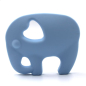 Preview: Silikon Anhänger | Elefant 2# | Pastell Blau