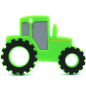 Preview: Silikon Beißanhänger I Traktor I Grün