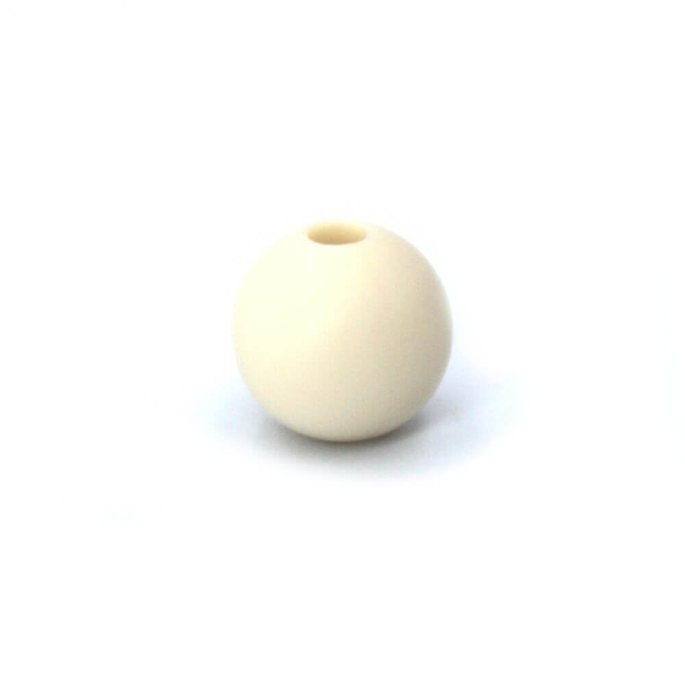 Silikonperlen 9mm "Beige"