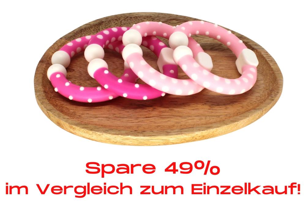 Bundle | C-Ringe Babyosa-Babypink