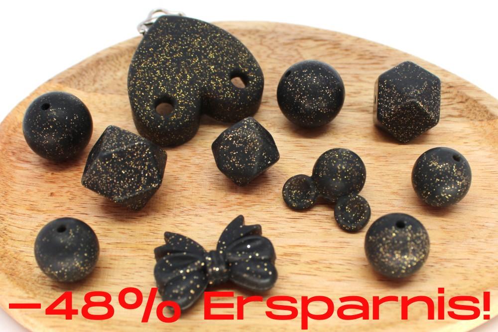 Bundle | Glitzer Set Schwarz