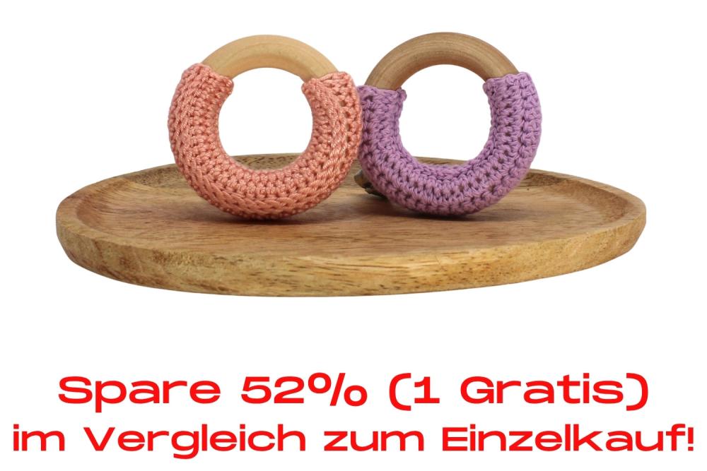 Bundle | Häkelring Peachy-Flieder