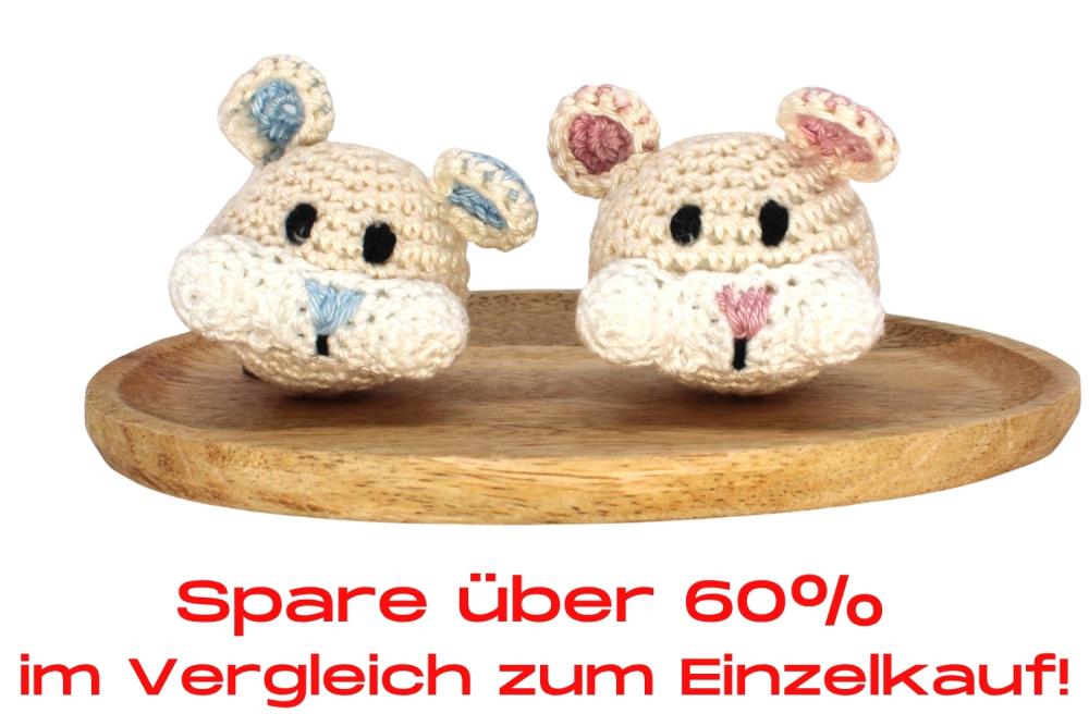 Bundle | Häkeltier Hamster - Junge/Mädchen