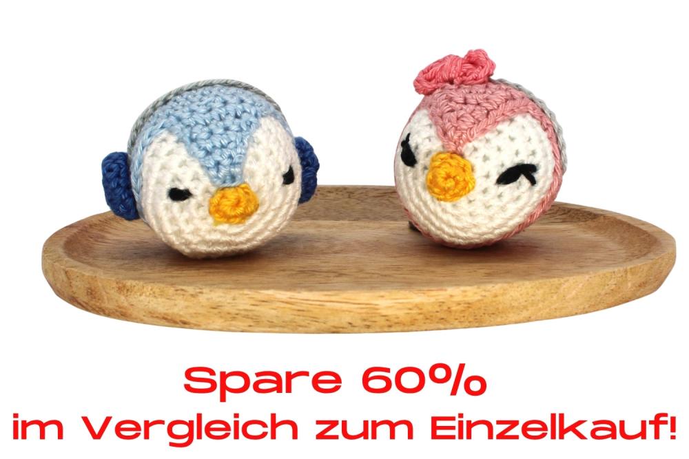 Bundle | Häkeltier Pinguin - Junge/Mädchen