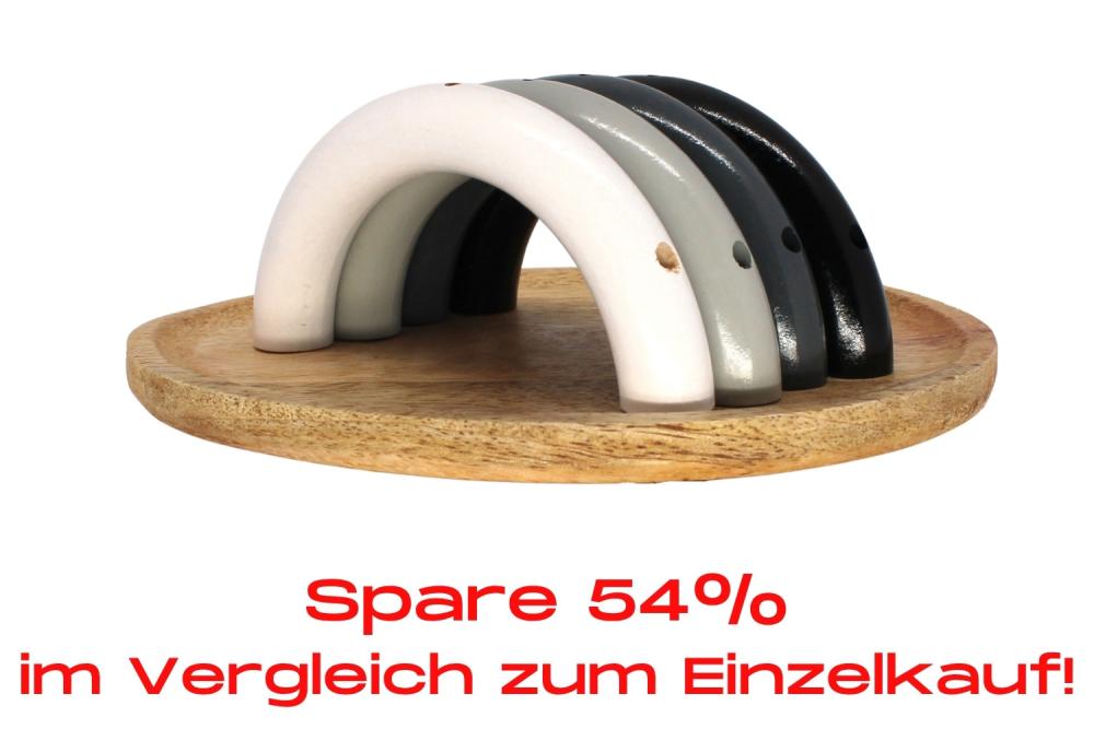 Bundle | Halbringe Weiß-Grau Töne