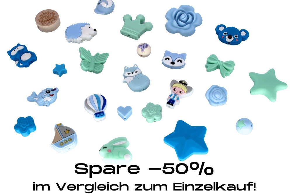 Bundle Motivperlen | Grün-Blau