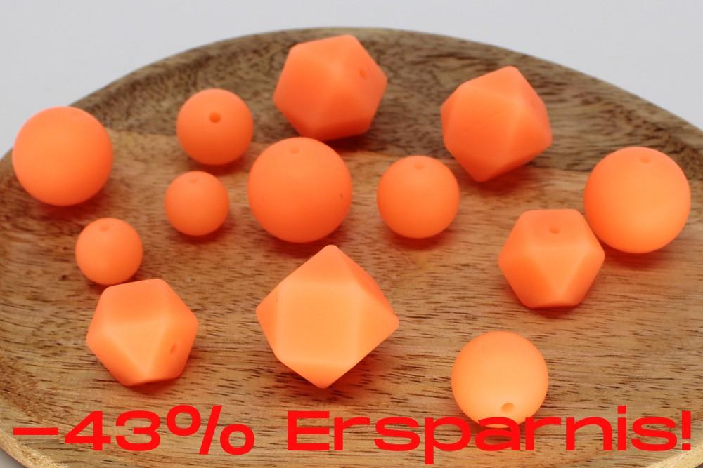 Bundle | Neonperlen Orange