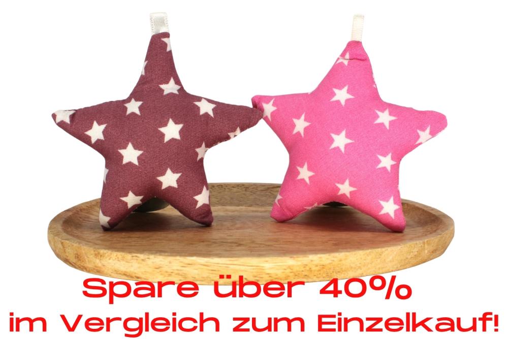 Bundle | Stoffstern "Mit Sternen" Blush/Pink