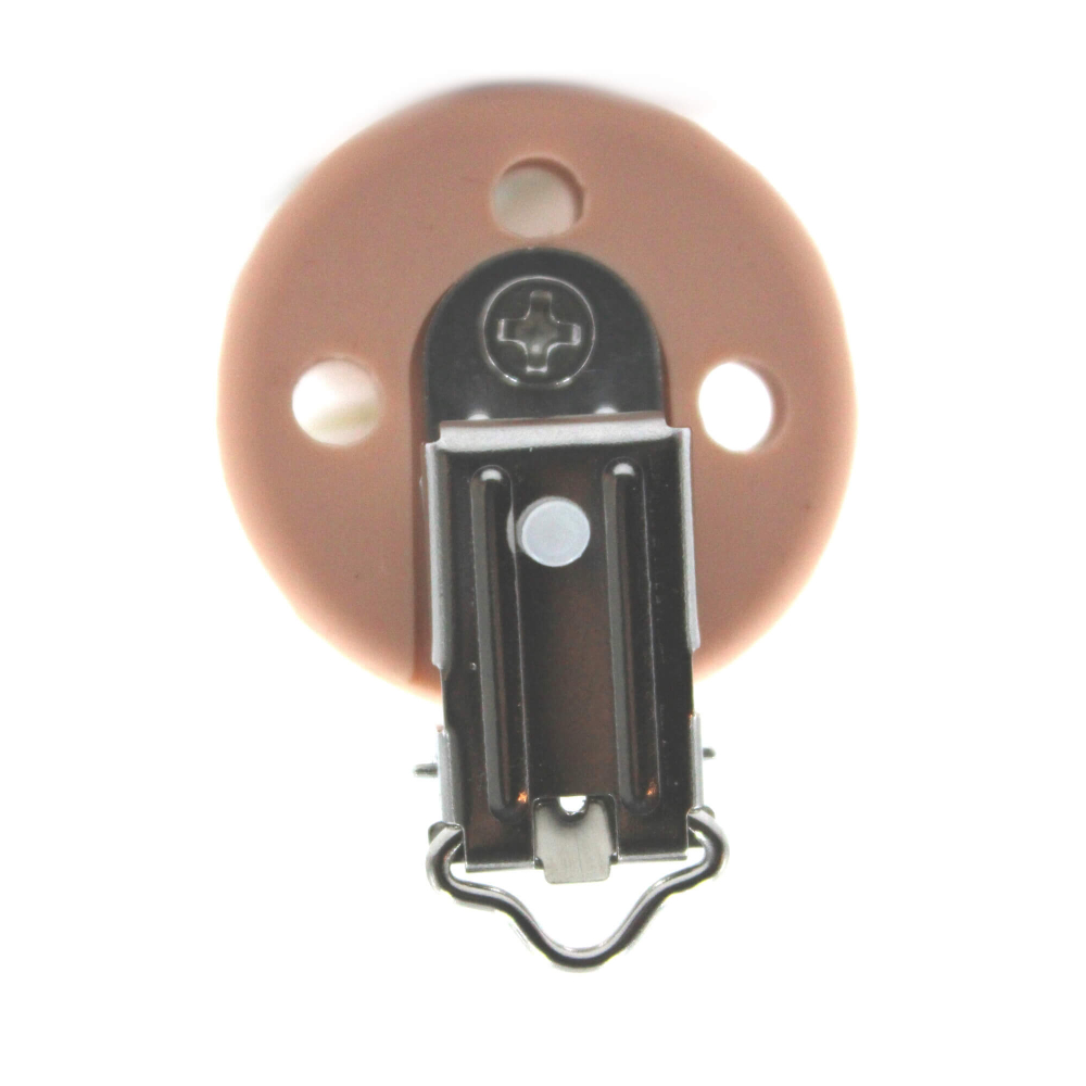 Preview: Silikon Rundclip | Mahagoni