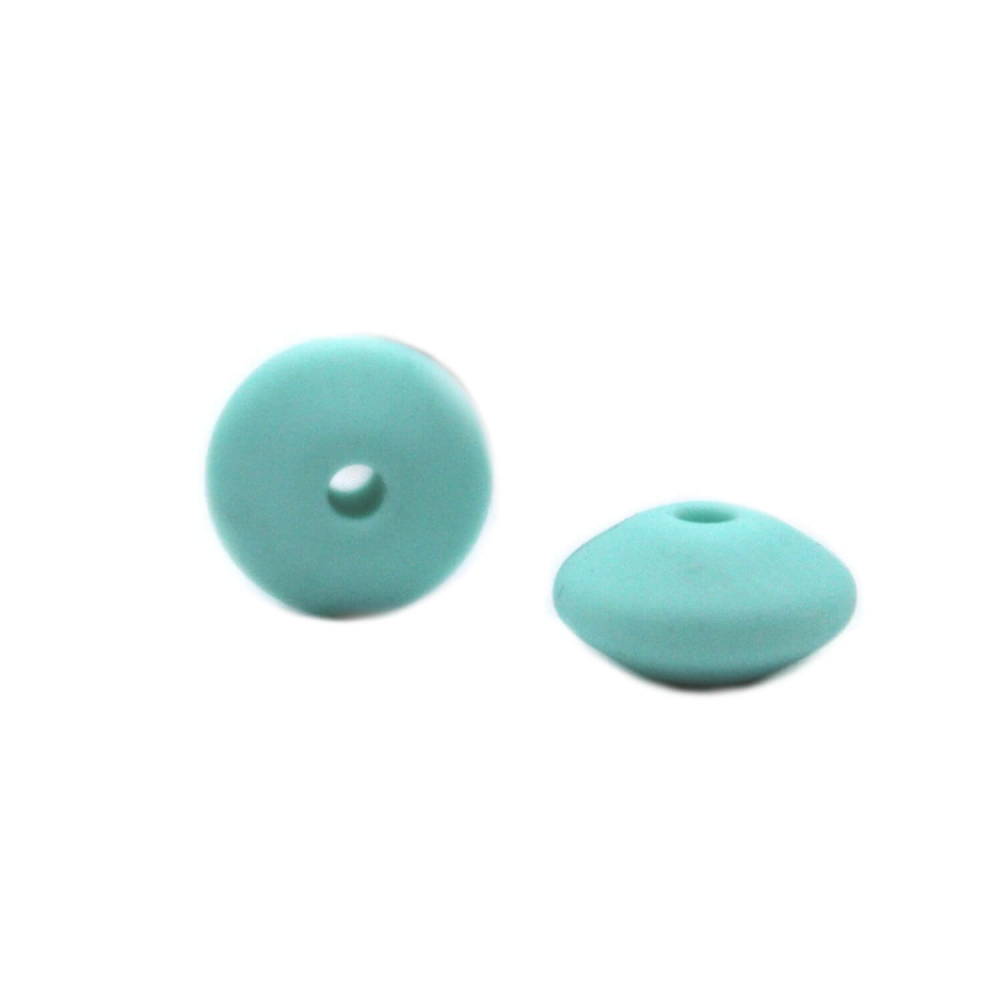 Silikonlinse 12mm Gewölbt "Light Blue"