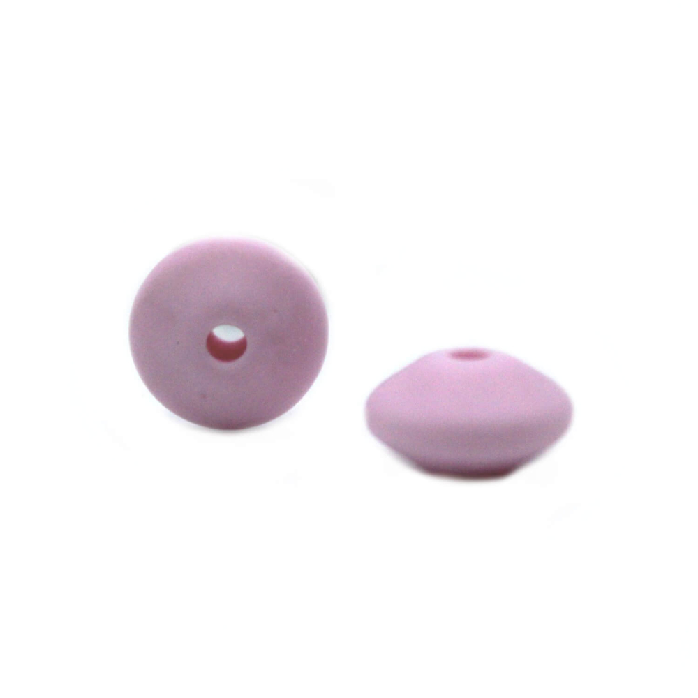 Silikonlinse 12mm Gewölbt "Zart Rosa"