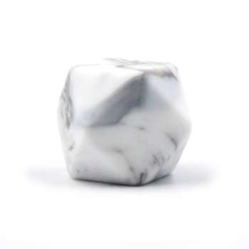 Silikon Hexagonperle | 17mm | Marble