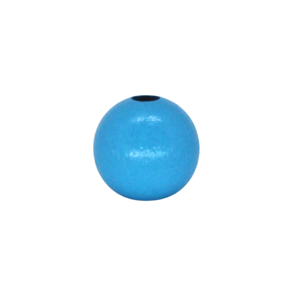 Holzperle 12mm | Skyblau