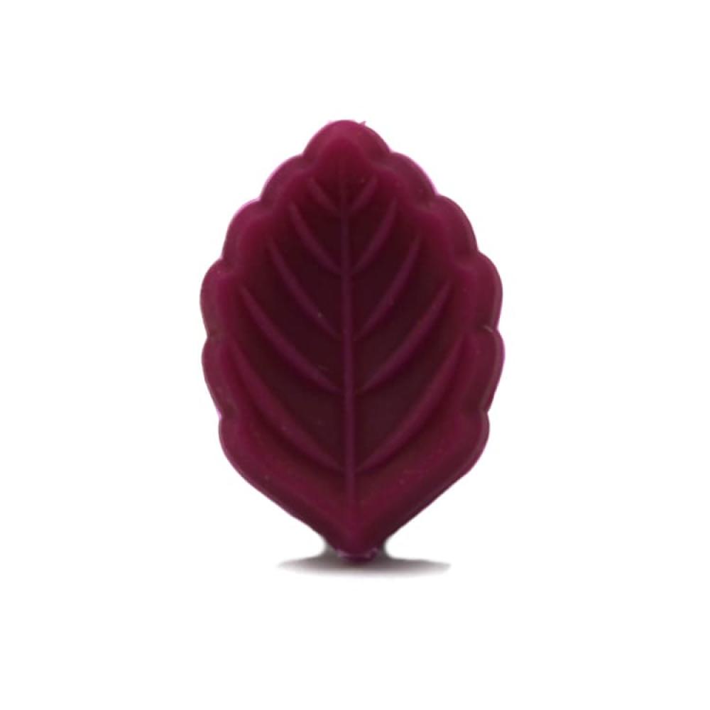 Kleine Blattperle "Wein Rot"