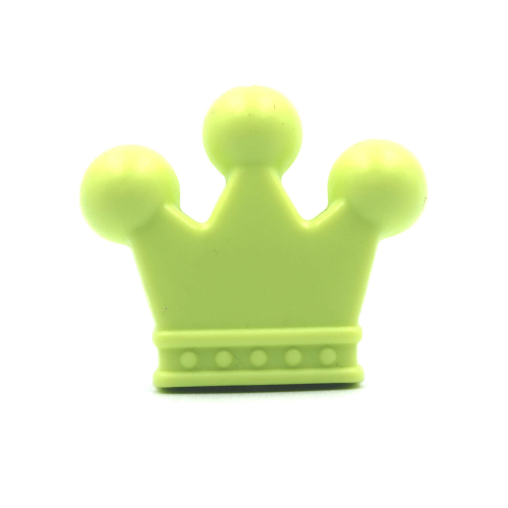 Silikon Motivperle Krönchen #1 | Lemon