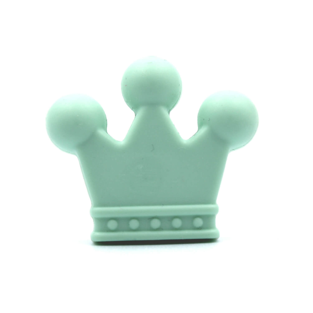 Silikon Motivperle Krönchen #1 | Mint