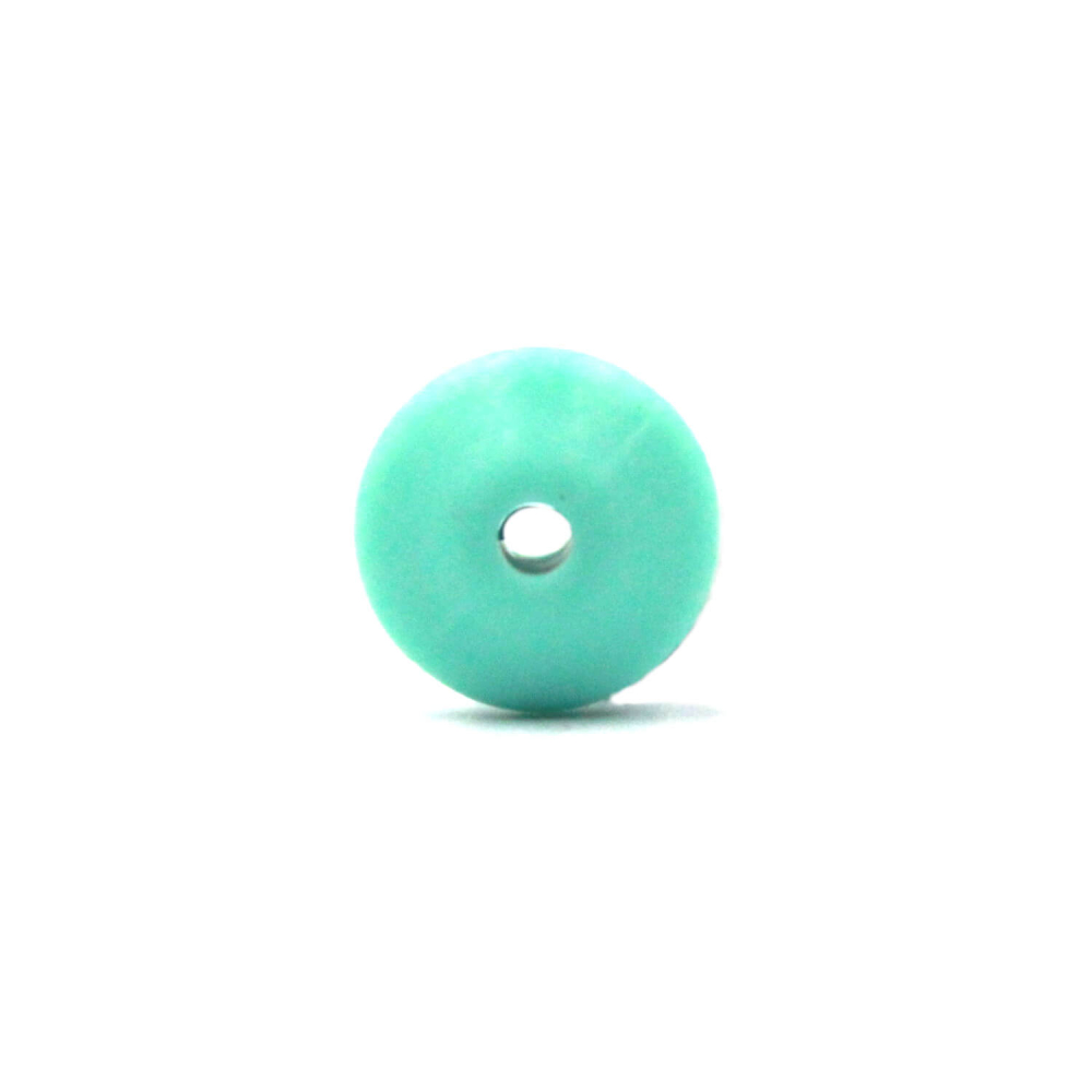 Silikonlinse 12mm Gewölbt "Hell Türkis"