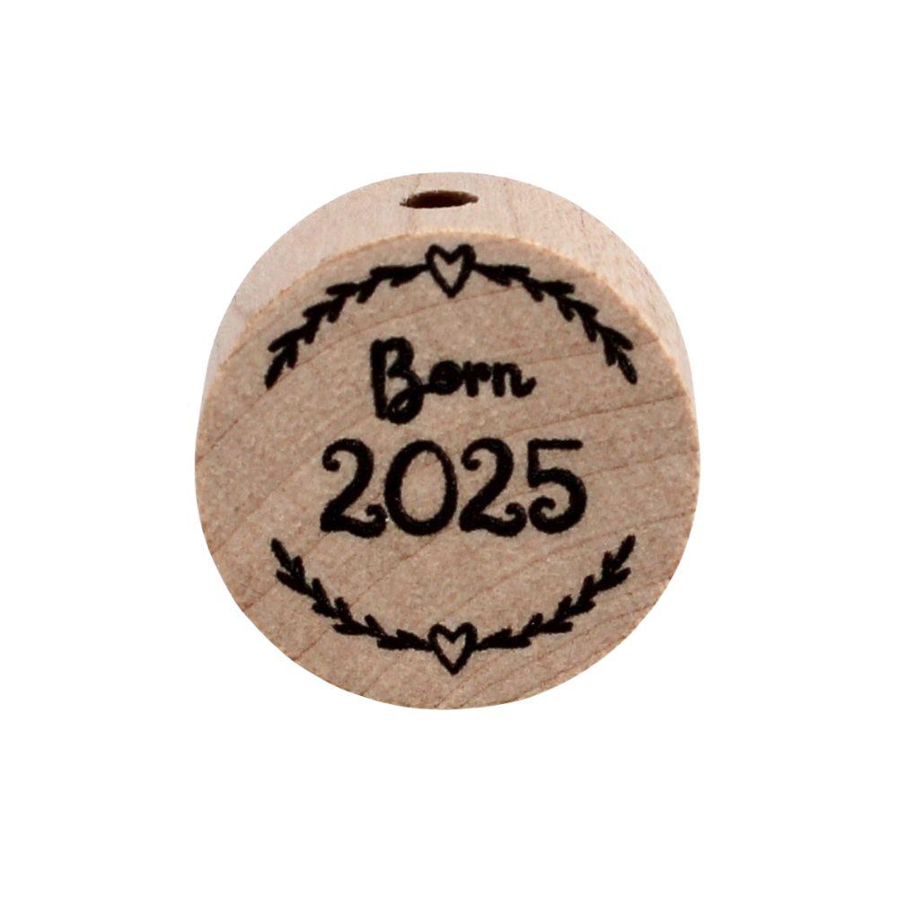 Motivscheibe 20mm | Born 2025 Natur