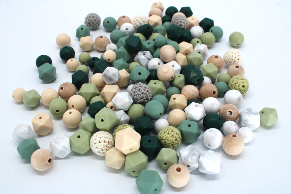 Preview: Perlen Spar-Paket | Grüntöne