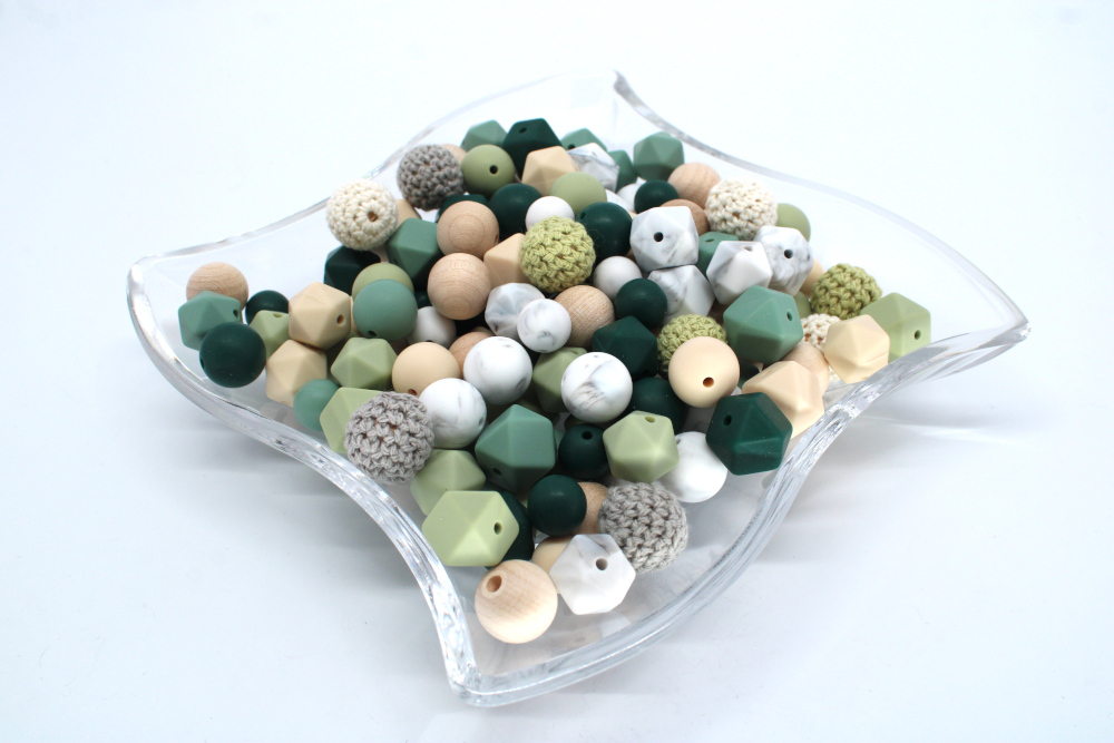 Preview: Perlen Spar-Paket | Grüntöne