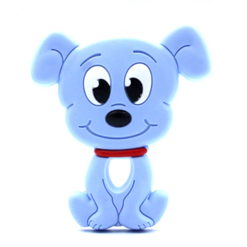 Silikon Beißanhänger | Hund #2 | Pastell Blau