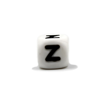 Silikon Buchstabenperle | 10mm | Z