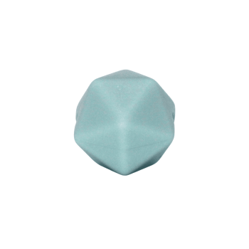 Silikon Icosaederperle 14mm | Powder Blue
