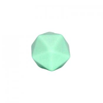 Silikon Icosaederperle 14mm | Mint