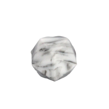 Silikon Icosaederperle 17mm | Marble