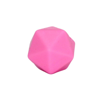 Silikon Icosaederperle 17mm | Pink