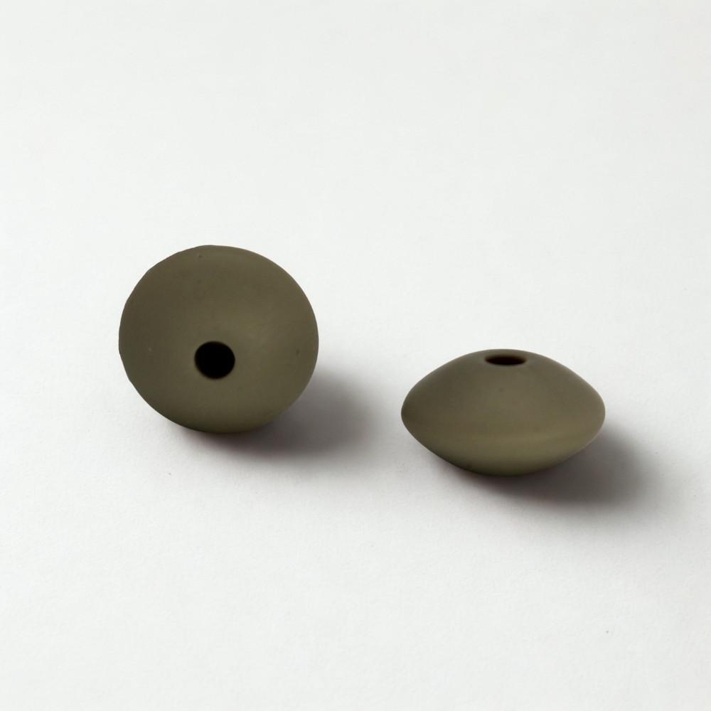 Silikonlinse 12mm Gewölbt "Taupe"