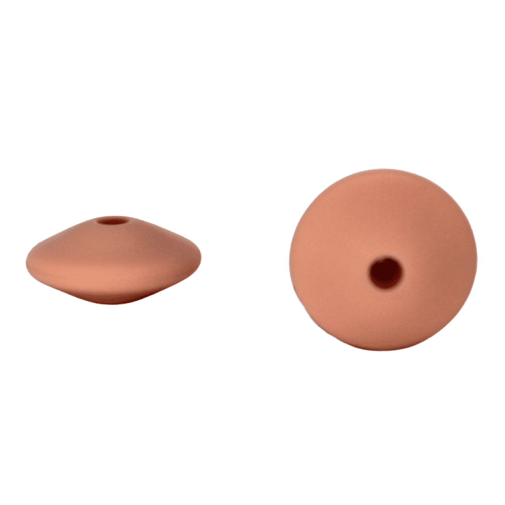 Silikon Linsenperle 15mm | Peachy