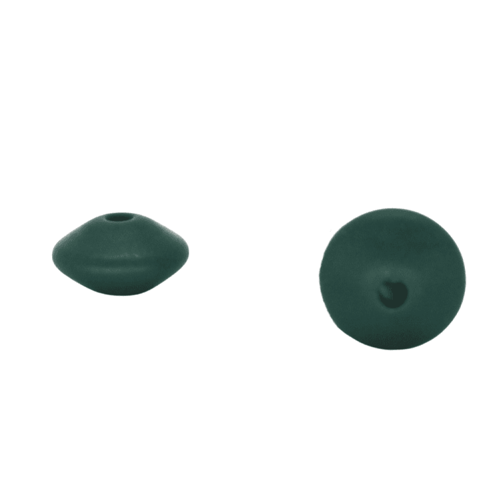 Silikonlinse 12mm Gewölbt "Tief Grün"