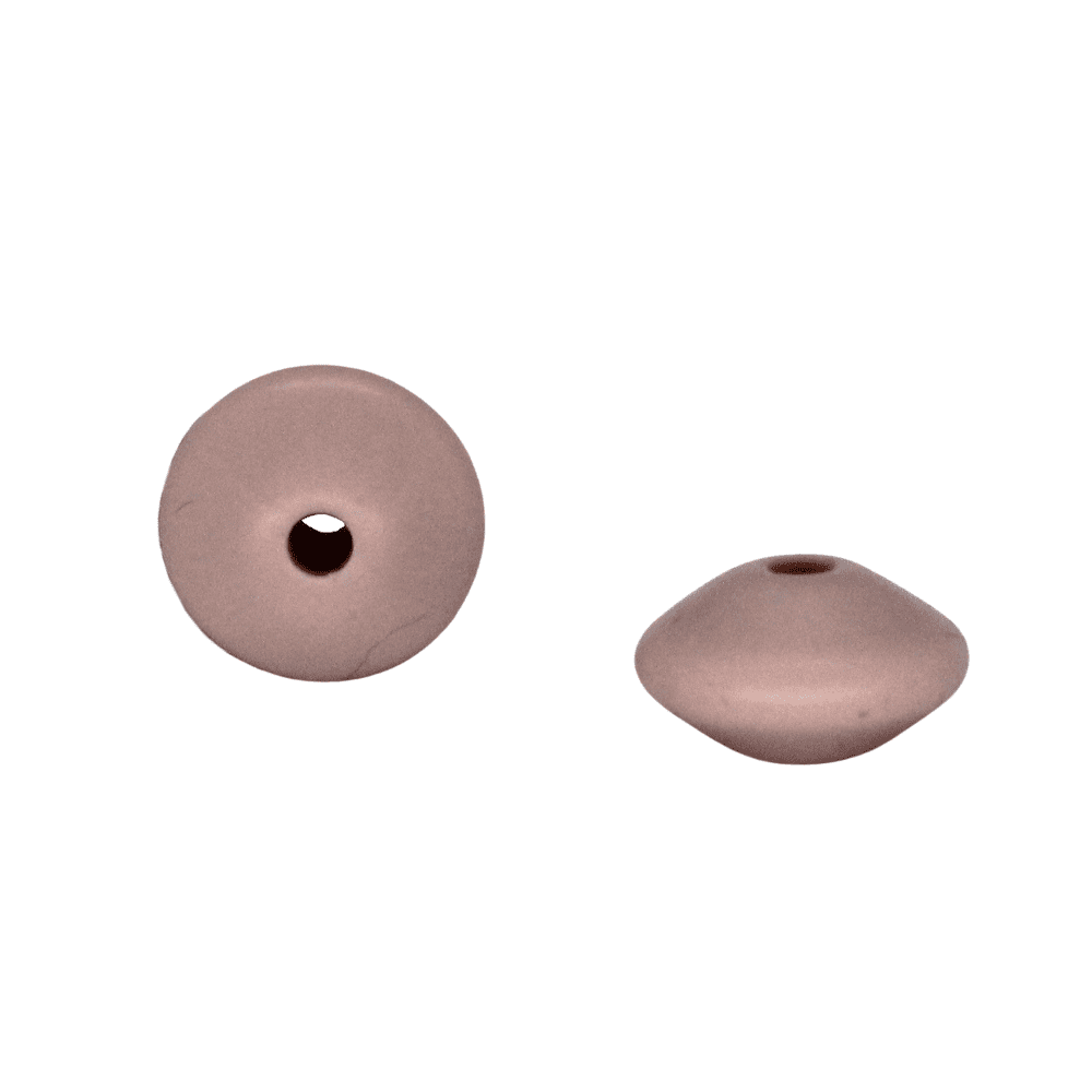 Silikonlinse 12mm Gewölbt "Rosy Braun"