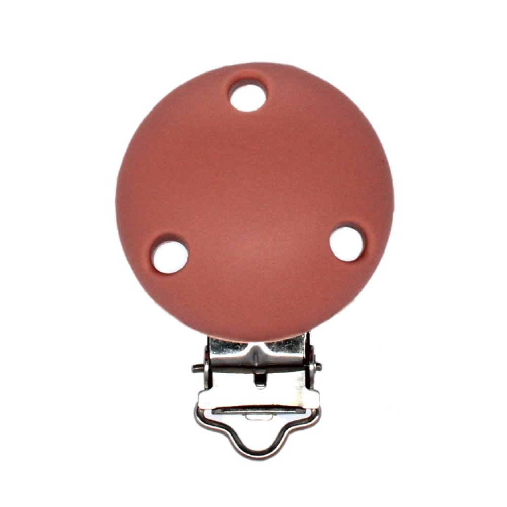 Silikon Rundclip | Lehm Rot