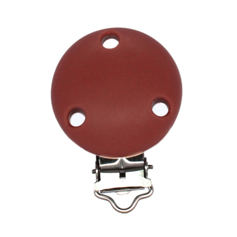 Silikon Rundclip | Mahagoni