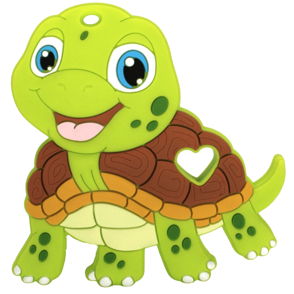 Silikon Anhänger Süße Schildkörte | Grün