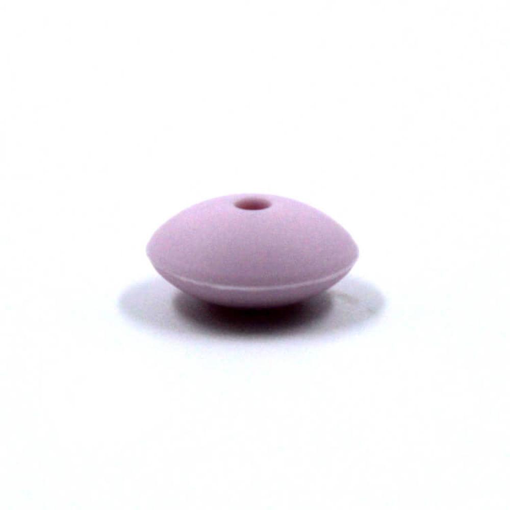Preview: Silikonlinse 12mm Flach "Baby Rosa"