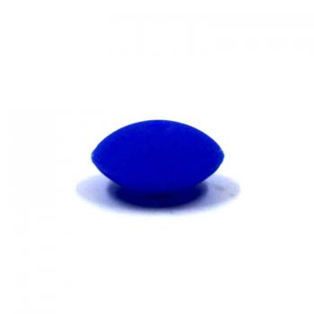 Silikonlinse 12mm Flach "Cobalt Blau"