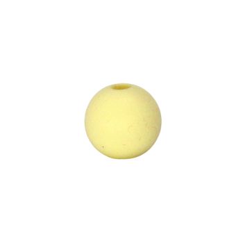 Silikonperlen 9mm "Pastell Gelb"