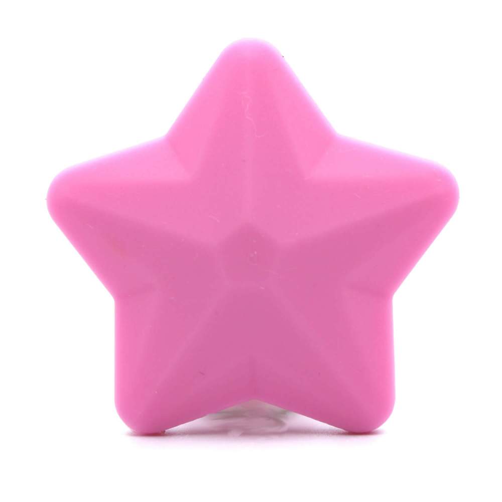 Silikon Motivperle Seestern | Pink