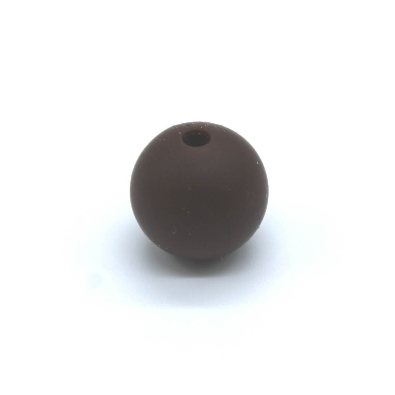 Silikonperlen 12mm "Braun"