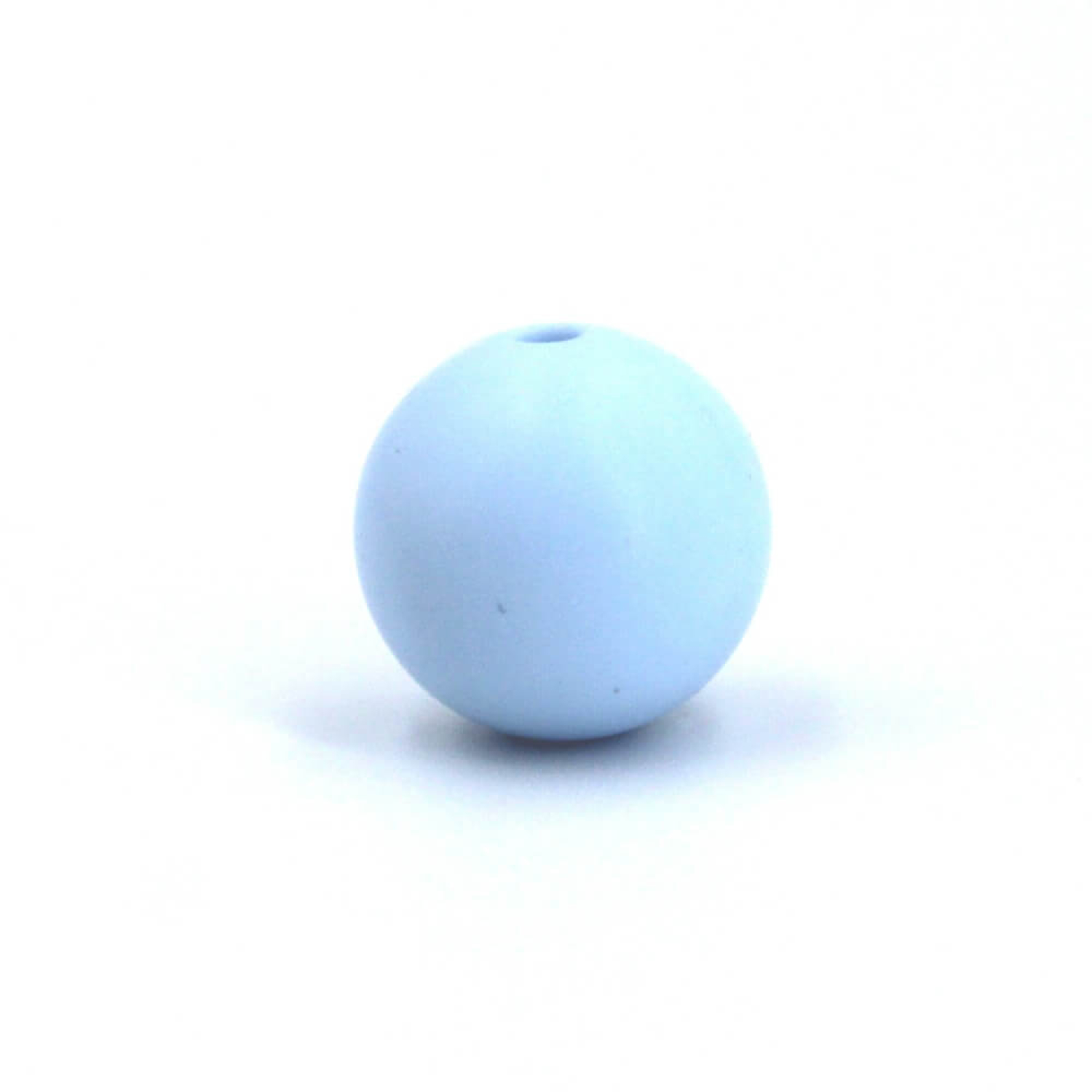 Silikonperlen 15mm "Pastell Blau"