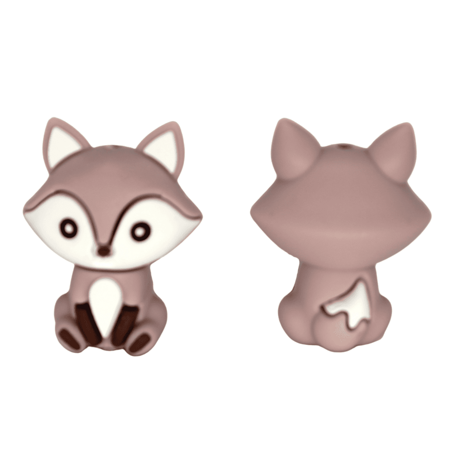 Silikon 3D - Motivperle Fuchs | Rosy Braun