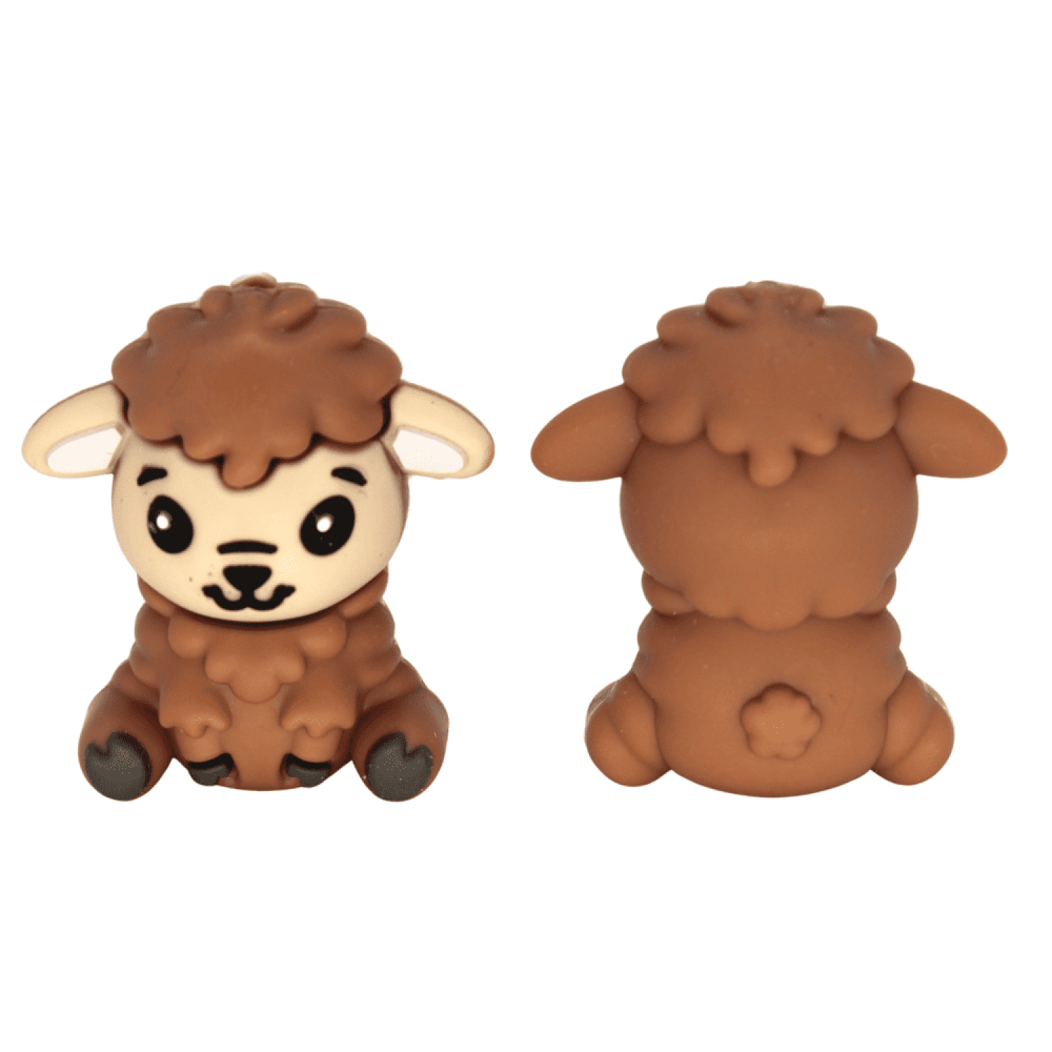 Silikon 3D - Motivperle Schaf | Kamel Braun